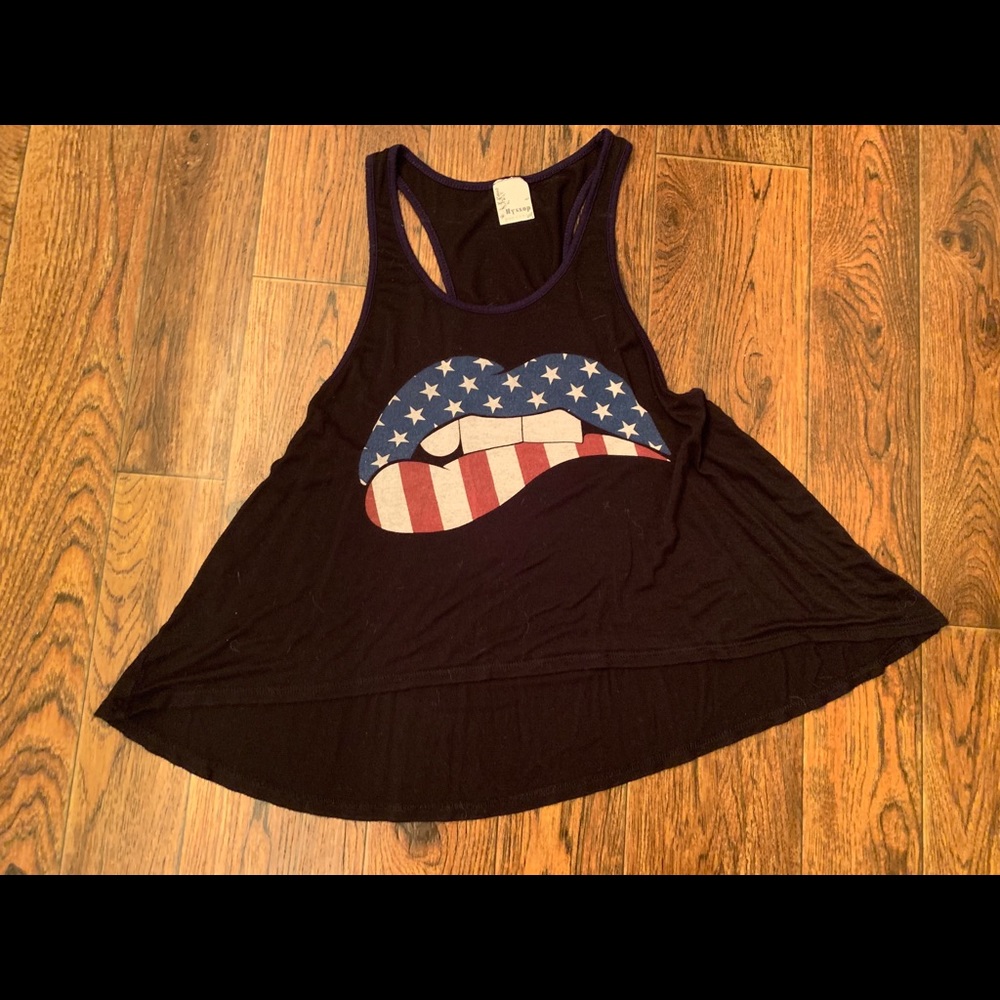 Midriff showing racer back